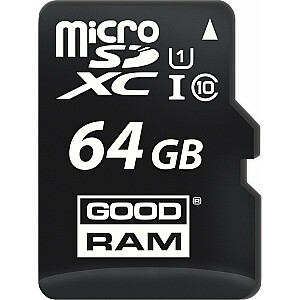 GoodRam MicroSDXC karte 64 GB 10. klase UHS-I/U1 (M1AA-0640R12)