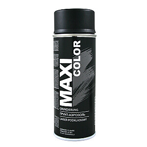 Аэрозольная краска-грунт Maxi Color 400мл черный