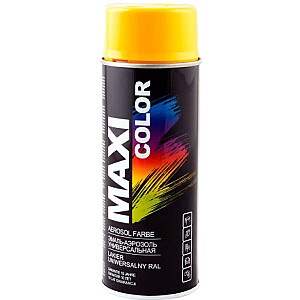 Аэрозольная краска Maxi Color RAL1021 400мл рапсовый желтый