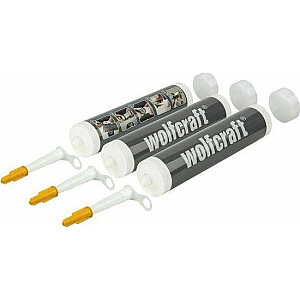 Пустые тюбики Wolfcraft 310 мл для комплектных масс, 3 шт. (WF4044000)