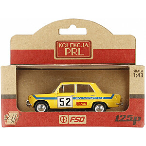 PRL Fiat 126p Rallija automašīna, dzeltena