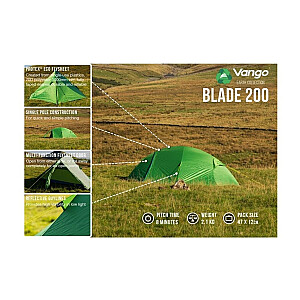 VANGO BLADE 200 PAMIR GREEN TELTS