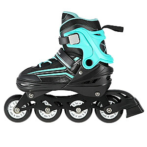 SKATES NILS EXTREME NH18190 2in1, MELNS/ZILS IZMĒRS. L (39-43) AR NOMAINAMĀM HOKEJA SLIDAM