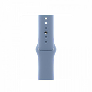Зимний синий спортивный ремешок на чехол диаметром 41 мм - размер M/L