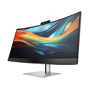 HP 740pm Series 7 Pro 5K Curved Conferencing Monitor - 39.7" 5120x2160 WUHD 300-nit AG, IPS HDR, 2x USB-C(100W)/HDMI/DisplayPort, 4x USB, speakers, 4K webcam, RJ-45 LAN, height adjustable/tilt/swivel, 3 years (replaces Z40c G3)