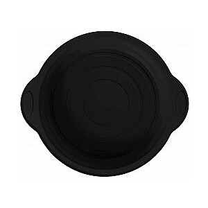 Gerlach SMART melna silikona veidne, apaļa kūkas veidne, 22 cm