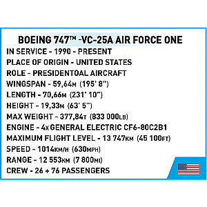 Boeing 747 Air Force One bloki