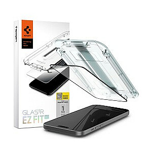 Spigen Glas.tR EZ Fit FC iPhone 15 - melns
