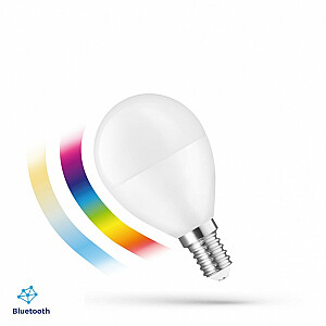 EASY SMART Bluetooth tīkla lodveida lampa E14 4,9 W RGBW+CCT+DIM