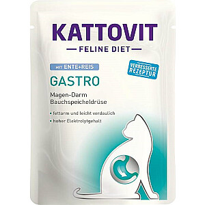 KATTOVIT Feline Diet Gastro - mitrā barība kaķiem - 12 x 85 g