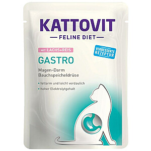 KATTOVIT Feline Diet Gastro - mitrā barība kaķiem - 12 x 85 g