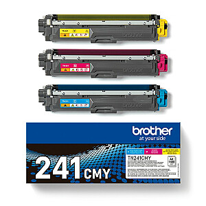 Brother TN241CMY - 3 iepakojums - dzeltens, zils
