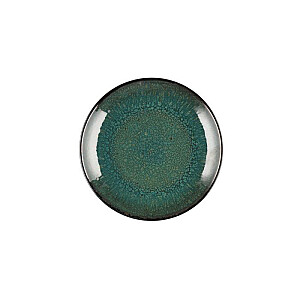 Тарелка Maku керамическая зеленая 19см 632488