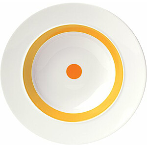 Тарелка суповая ViceVersa "The Dot" 23,5см желтая 15121