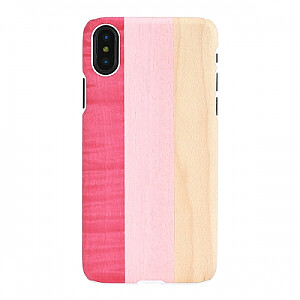 MAN&WOOD SmartPhone case iPhone X/XS pink pie white