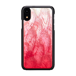 Чехол iKins для смартфона iPhone XR розовый озерно-черный