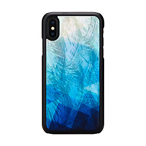 Чехол iKins для смартфона iPhone XS/S синий озерно-черный