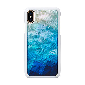 Чехол iKins для смартфона iPhone XS/S синий озерно-белый