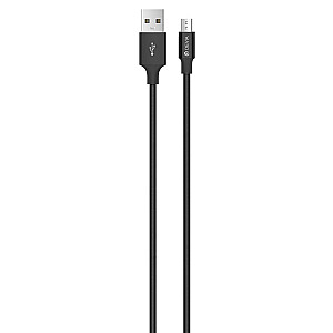 Кабель Devia Pheez Series для Micro USB (5В 2,4А,1М) черный