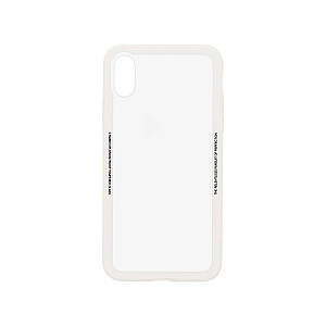 Чехол Tellur Glass Simple для iPhone X/XS, белый