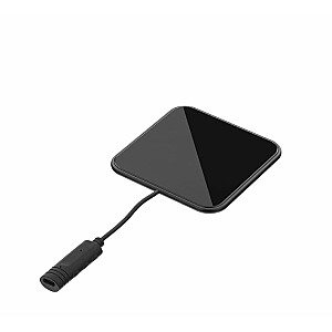 Tellur Qi Ultra-Slim Wireless Fast Charging Pad WCP03, 10W, Qi Certified, Tempered Glass Black