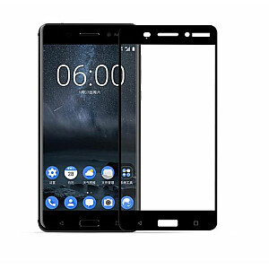 Полный чехол из закаленного стекла Tellur для Nokia 6, черный