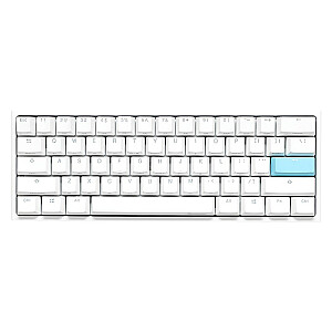 Spēļu tastatūra Ducky One 2 Pro Mini White Edition, RGB LED — Kailh White