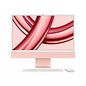 Apple iMac 24 дюйма, 4,5K Retina, процессор M3 8C, графический процессор 10C/твердотельный накопитель 8 ГБ/512 ГБ/розовый/швеция |