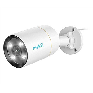 Reolink P340 Smart 12MP Ultra HD PoE Bullet Camera with Person/Vehicle Detection and Two-Way Audio, White | Reolink