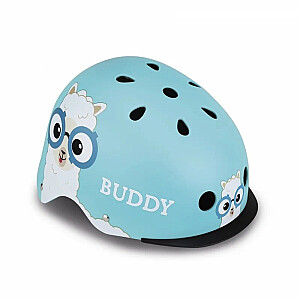 Globber Helmet Elite Lights Buddy 507-305 Light blue