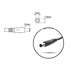 зарядное устройство/блок питания 18,5В 3,5А (7,4x5,0 pin) - hp, compaq 65W