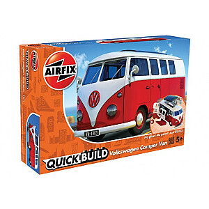 Plastmasas modelis QUICKBUILD VW Camper Van sarkans