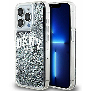 DKNY Apple iPhone 15 Pro Max 6.7 hardcase Liquid Glitter Big Logo Black