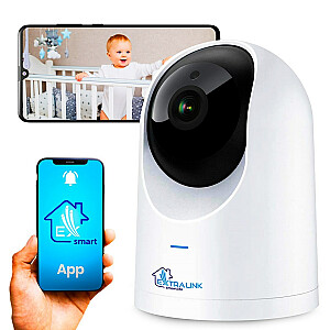 Extralink Smart Life HomeEye | IP kamera | PTZ, Wi-Fi, 2,5K, 4MP, aukle