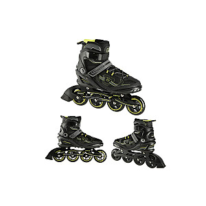 NILS EXTREME ROLLER SKATES NA9157 MELNA/ZELTA IZMĒRA. 44