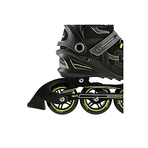 NILS EXTREME ROLLER SKATES NA9157 MELNA/ZELTA IZMĒRA. 44