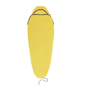 Вставка в спальный мешок SEA TO SUMMIT Reactor — Мумия с шнурком — Компактный — Желтый