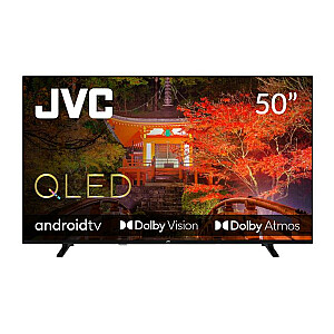 TV Set JVC 50" 4K/Smart QLED 3840x2160 Wireless LAN Bluetooth Android TV LT-50VAQ330P