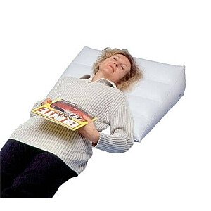 Надувная ортопедическая подушка для ног и спины.