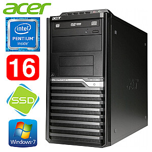 Acer Veriton M4610G MT G630 16GB 120SSD DVD WIN7Pro