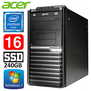 Acer Veriton M4610G MT G630 16GB 240SSD DVD WIN7Pro
