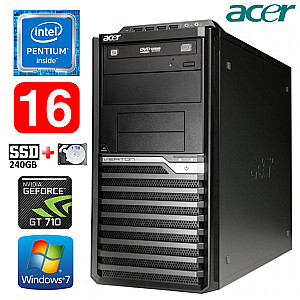 Acer Veriton M4610G MT G630 16GB 240SSD+1TB GT710 2GB DVD WIN7Pro