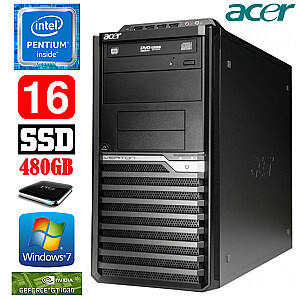 Acer Veriton M4610G MT G630 16GB 480SSD+1TB GT1030 2GB DVD WIN7Pro