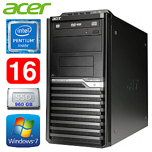 Acer Veriton M4610G MT G630 16GB 960SSD DVD WIN7Pro