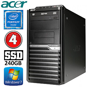 Acer Veriton M4610G MT G630 4GB 240SSD DVD WIN7Pro