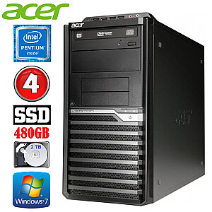 Acer Veriton M4610G MT G630 4GB 480GB+2TB DVD WIN7Pro