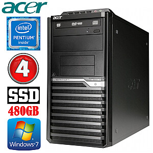 Acer Veriton M4610G MT G630 4GB 480SSD DVD WIN7Pro