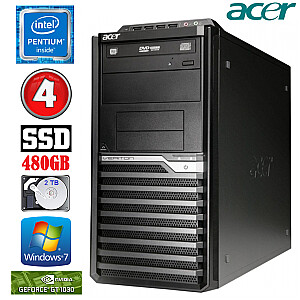 Acer Veriton M4610G MT G630 4GB 480SSD+2TB GT1030 2GB DVD WIN7Pro