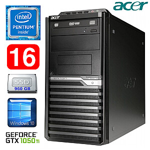Acer Veriton M4610G MT G630 16GB 960SSD GTX1050Ti 4GB DVD WIN10