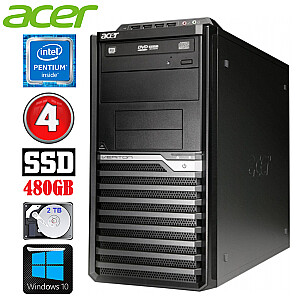Acer Veriton M4610G MT G630 4GB 480GB+2TB DVD WIN10